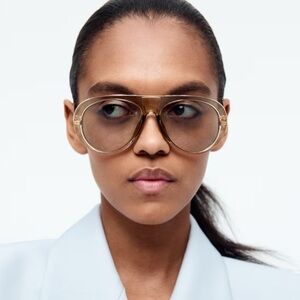 H&M Gold-Tinted Sunglasses